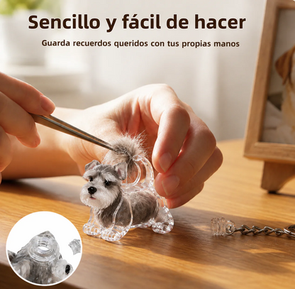 Llavero Mechoncito - Un pedacito de tu regalón, contigo a todas partes.